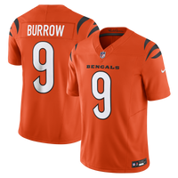 Cincinnati Bengals Joe Burrow Orange Vapor F.U.S.E. Limited Jersey