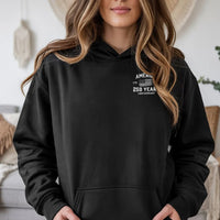 America 250 Year Anniversary Hoodie | 1776 Patriotic Flag Design | Soft Cotton-Polyester Blend | Gift for History Lovers