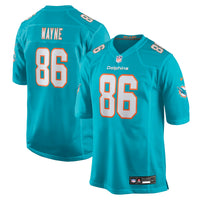 Miami Dolphins Jared Wayne Aqua Team Game Jersey