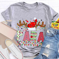 Santa Hat Holiday Paraeducator Tee, Paraprofessional Christmas Lights Shirt, Adorable Christmas SPED T-Shirt, School Staff Xmas Shirt