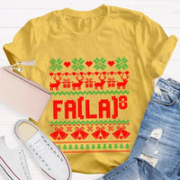 Humorous Holiday Mathematics Shirt, Bell and Elk Math Christmas T-Shirt, Christmas Elk Math Teacher Graphic Tee, Xmas STEM Present