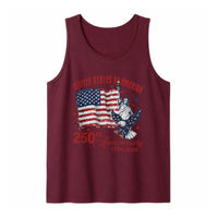 USA 250th Anniversary Tank Top | Vintage Flag, Eagle & Statue of Liberty | Premium Breathable Lightweight Fabric | America 250 Years of Independence Gift