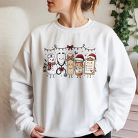 Snowman Medical Crewneck, Nurse Christmas Sweatshirt, Humorous Nurse Holiday Sweater, Adorable Nurse Pullover, Healthcare Present
