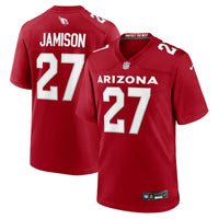 Arizona Cardinals D'Shawn Jamison Cardinal Team Game Jersey