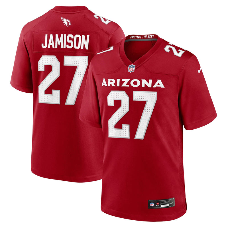 Arizona Cardinals D'Shawn Jamison Cardinal Team Game Jersey