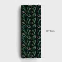 Christmas Pine Tennis Gift Wrap, Vintage Tennis Racquet Wrapping Paper, Sports Holiday Wrapping Paper, Tennis Player Christmas Gift Wrap