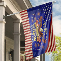250 Years of Freedom House Flag | Patriotic Eagle 1776-2026 Commemorative Design | Double-Sided Weather-Resistant Polyester | Gift for American History Enthusiasts