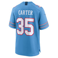 Tennessee Titans Michael Carter Light Blue Team Game Jersey