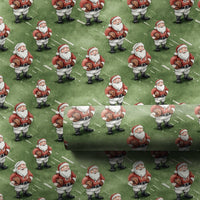 Sports Christmas Gift Wrap, Football Santa Wrapping Paper, Game Day Santa Present Paper, Football Field Holiday Wrap, Sports Fan Gift Wrap Roll