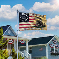 250 Years of Freedom Flag 1776-2026 | Gadsden Dont Tread On Me Rattlesnake | Double-Sided Polyester House Flag | Patriotic Americana Decor Gift