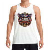 America 250 Years Tank Top | Freedom 1776-2026 Eagle & Flag Emblem | Soft Breathable Unisex Fit | 4th of July Gift for Patriots