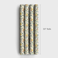 Holiday Lights Sport Gift Wrap, Baseball Christmas Wrapping Paper, Baseball Seams Present Paper, Baseball Fan Holiday Gift Wrap Roll