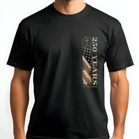 250 Years America T-Shirt | 1776-2026 Patriotic Flag Cross Design | Soft Breathable Cotton | Gift for Patriotic Americans