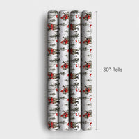 Tactical Santa Claus Gift Wrap, Camo Santa Christmas Wrapping Paper, Military Camouflage Holiday Wrapping Paper