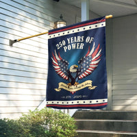 250 Years of Power Garden Flag | 1776-2026 USA Anniversary | Double-Sided Patriotic Eagle Design | Weather-Resistant Polyester | Outdoor Yard Decor Gift