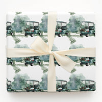 Holiday Wreath Golf Gift Wrap, Christmas Golf Cart Wrapping Paper, Festive Golfer Present Paper, Winter Sports Christmas Wrapping Paper Roll
