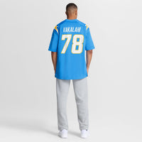 Los Angeles Chargers Laekin Vakalahi Powder Blue Team Game Jersey