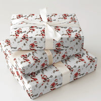 Sporty Lacrosse Christmas Gift Wrap, Lacrosse Santa Wrapping Paper, Lax Santa Holiday Wrapping Paper, Lacrosse Player Christmas Gift Wrap