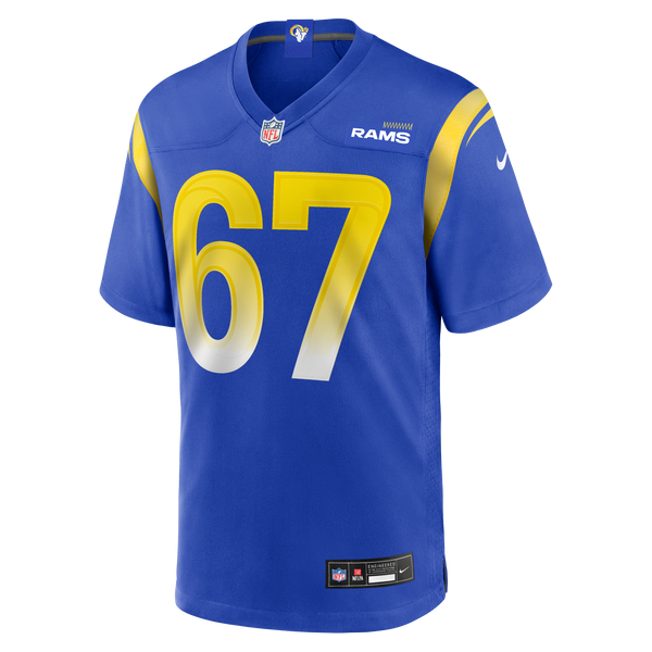 Los Angeles Rams Justin Dedich Nike Royal Game Jersey