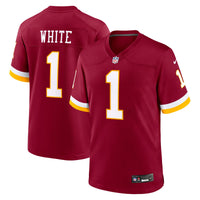 Washington Commanders Rachaad White Burgundy Team Game Jersey