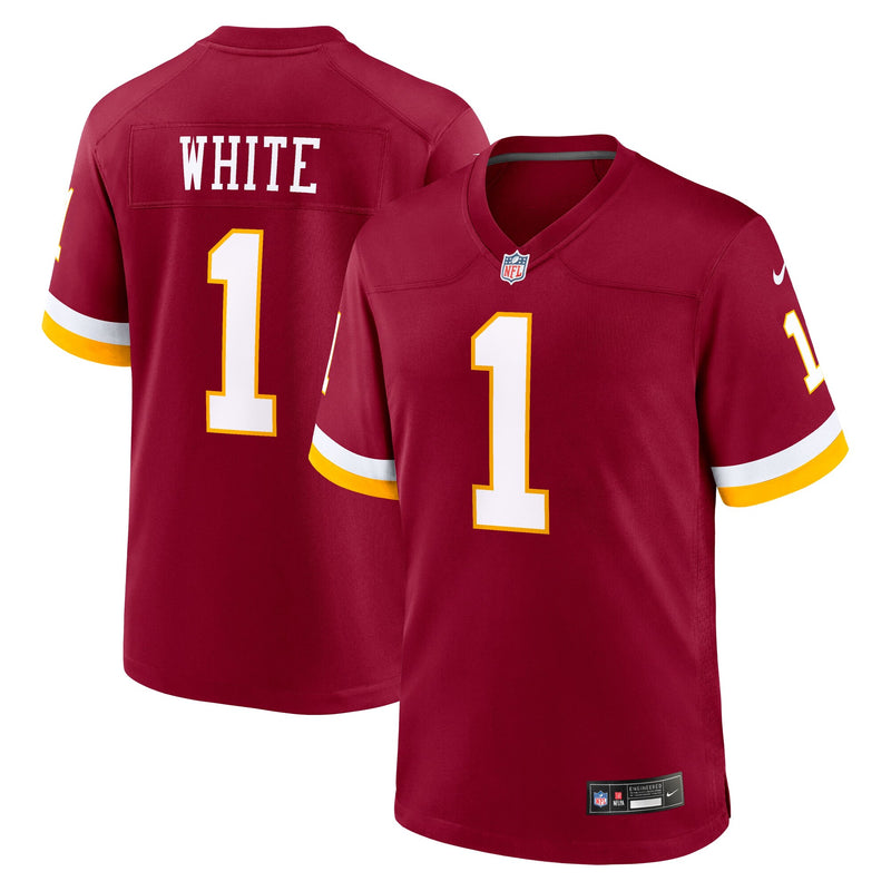 Washington Commanders Rachaad White Burgundy Team Game Jersey