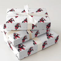 Underwater Christmas Gift Wrap, Scuba Diving Santa Wrapping Paper, Humorous Diver Holiday Wrapping Paper, Ocean Lover Festive Gift Wrap Roll