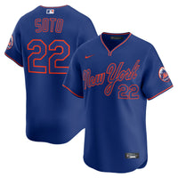 New York Mets Juan Soto Royal Alternate Limited Player Jersey