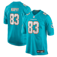 Miami Dolphins Caleb Murphy Aqua Team Game Jersey