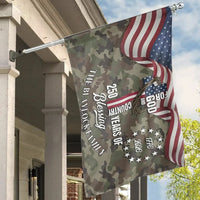 Patriotic Cross House Flag | For God and Country 250 Years of Blessing1776-2026 Camo American Flag Design | Weather-Resistant Double-Sided Outdoor Flag | Gift for Christian Patriots and Military Families