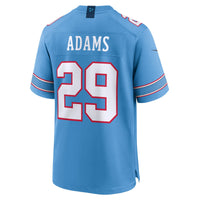 Tennessee Titans Tony Adams Light Blue Team Game Jersey
