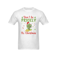 Humorous Holiday Plant T-Shirt, Dont Be Prickly Christmas Cactus Shirt, Adorable Xmas Cactus Graphic Tee, Festive Plant Lover Shirt, Holiday Present