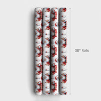 Nurse Doctor Christmas Gift Wrap, Humorous Syringe Santa Wrapping Paper, Medical Holiday Wrapping Paper, Healthcare Worker Present