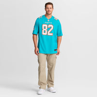 Miami Dolphins AJ Henning Aqua Team Game Jersey