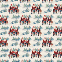 Christmas Dog Gift Wrap, Santa Dog Parade Wrapping Paper, Adorable Holiday Pups Wrapping Paper, Festive Winter Puppy Gift Wrap Roll