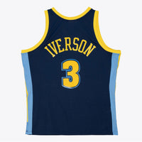 Denver Nuggets Allen Iverson 2006 Alternate Authentic Jersey - Ash Blue