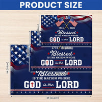 250 Years America Patriotic House Flag | 1776-2026 Blessed Nation | UV-Resistant Polyester | Memorial Day Independence Day Gift