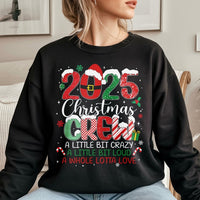 Humorous Family Matching Holiday Sweater, 2025 Christmas Crew Sweatshirt, New Year Xmas Party Crewneck, Festive Holiday Vacation Pullover