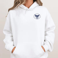 America 250 Years Eagle Hoodie | Patriotic Commemorative Design | Soft Cotton-Polyester Blend | Gift for History Enthusiast