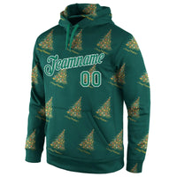 Personalized Name and Number Holiday Sweatshirt, Custom Christmas Sports Hoodie, Festive Team Pullover Hoodie, Winter Game Day Fan Hoodie