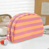 Striped Seashell Cosmetic Bag – Teacher Everyday Essentials Pouch
