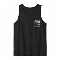 250 Years Tank Top | 1776-2026 Commemorative Design | Soft Breathable Fabric | Patriotic Gift for History Fans