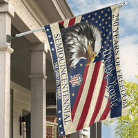 We The People 250 Years House Flag | Semiquincentennial Eagle & Stars Design | Double-Sided Weather-Resistant Polyester | Gift for Patriotic Americana Collectors