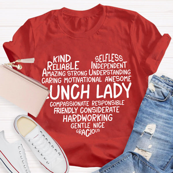 Lunch Lady Kind Amazing T-shirt