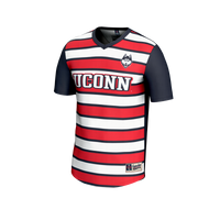 #1 UConn Huskies Lightweight Soccer Fashion Jersey - Navy