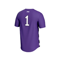 #1 TCU Horned Frogs Lightweight Soccer Fashion Jersey - Purple
