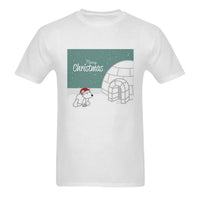 Adorable Winter Polar Bear Shirt, Christmas Polar Bear T-Shirt, Festive Holiday Graphic Tee, Merry Xmas Animal T-Shirt, Unisex Bear Lover Present