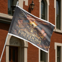 250 Years of Freedom House Flag | USA 250th Anniversary Eagle | Double Sided Weather Resistant Fabric | Collector's Patriotic Outdoor Decor