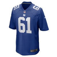 New York Giants John Michael Schmitz Nike Royal Team Game Jersey