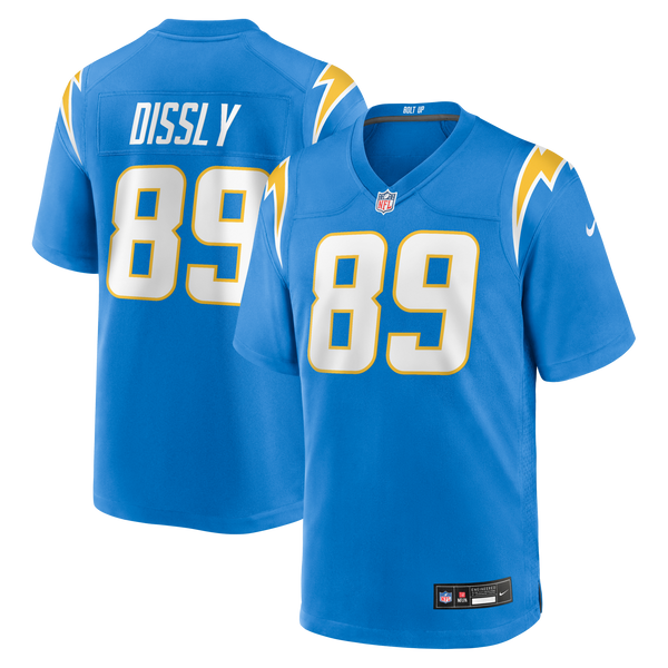 Los Angeles Chargers Will Dissly Nike Powder Blue Team Game Jersey