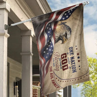 Patriotic Eagle House Flag | One Nation Under God 250 Years Blessing Design | Premium Weather-Resistant Polyester | Gift for Americana Lovers